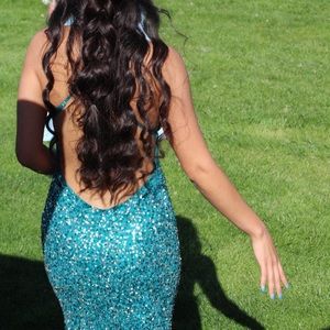 Green prom dress